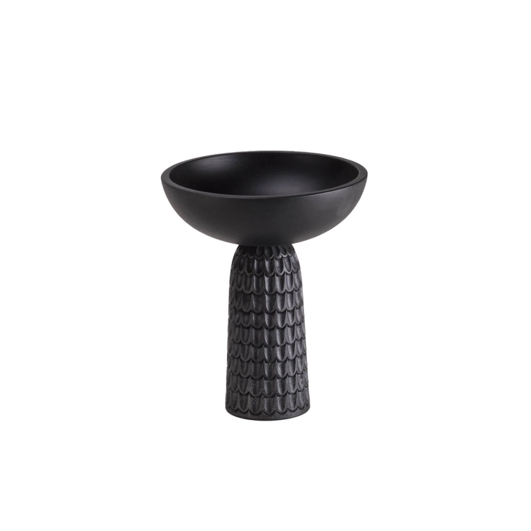 Table Centrepiece NERA bowl small Maple black ZANAT
