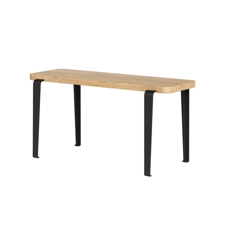 Banc LOU Chêne/Noir Graphite L 90 TIPTOE