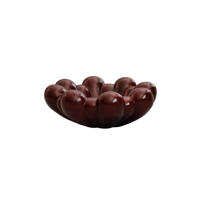 Centre de table & corbeille BLOOM TRAY big Bordeaux 101 COPENHAGEN