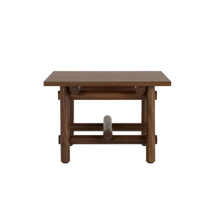 Table d'appoint guéridon MUECKE Noyer KNOLL