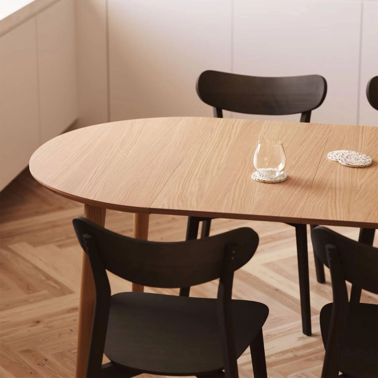 OQUI Chêne Ø 90 extensible KAVE HOME