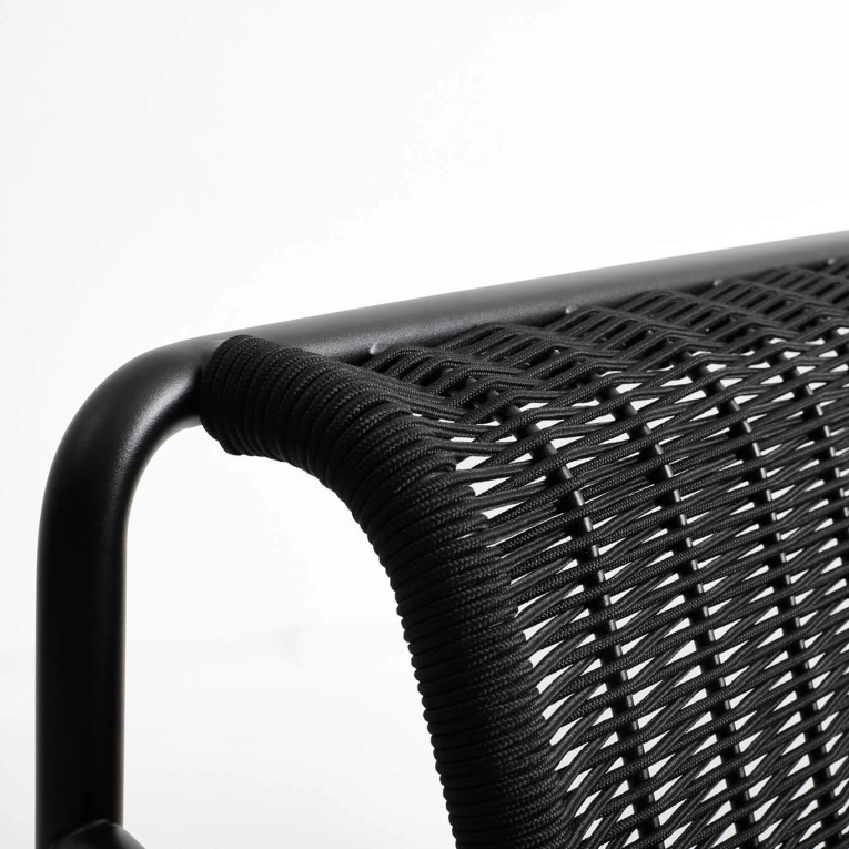 Fauteuil extérieur Fauteuil PALISSADE CORD Anthracite HAY