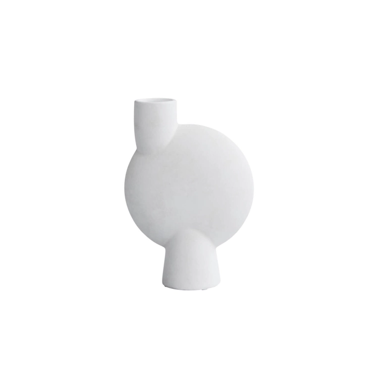 Vase SPHERE BUBL medio Blanc os 101 COPENHAGEN