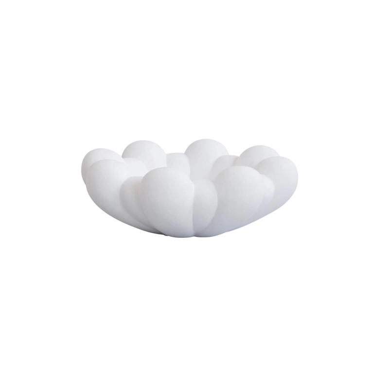 Centre de table & corbeille BLOOM TRAY big Blanc os 101 COPENHAGEN