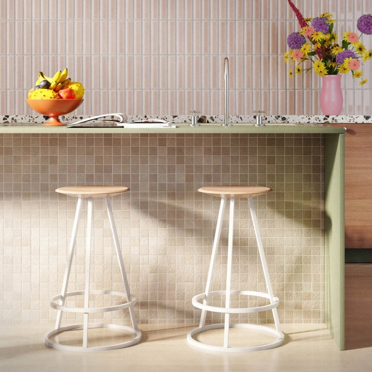 Tabouret haut GUSTAVE H65 Blanc HARTO