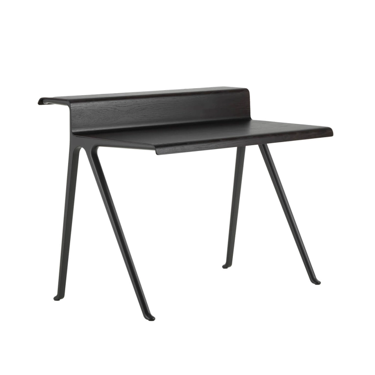 Bureau COURIER Noir/ Chêne foncé VITRA