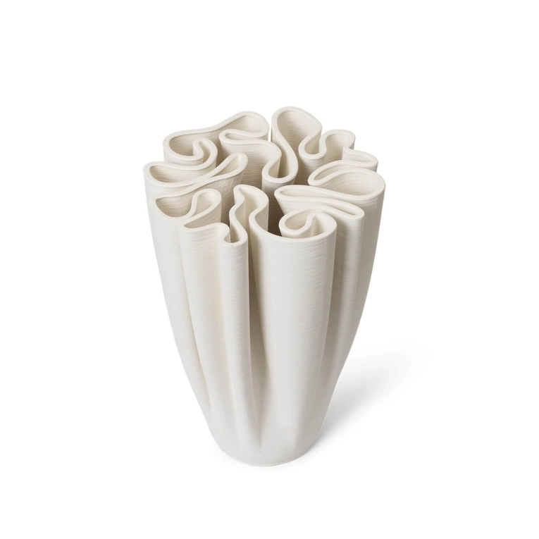 Vase DEDALI Large Blanc Cassé FERM LIVING