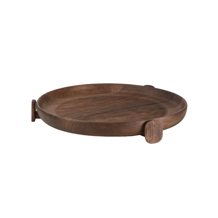 Plateau, plat MATI Noyer ZANAT