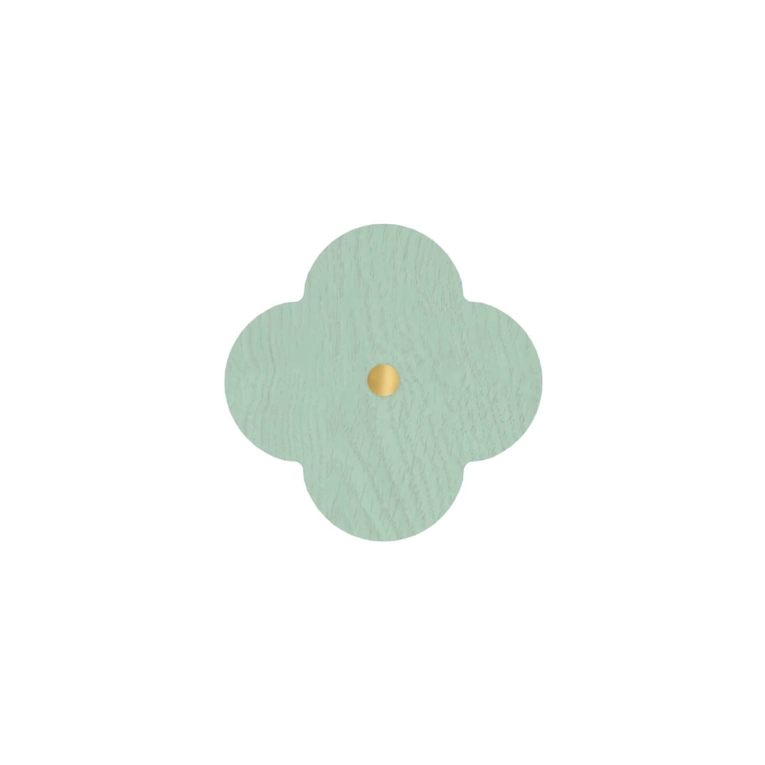 Patère Design ANDRÉE S Frêne Vert Givré HARTO