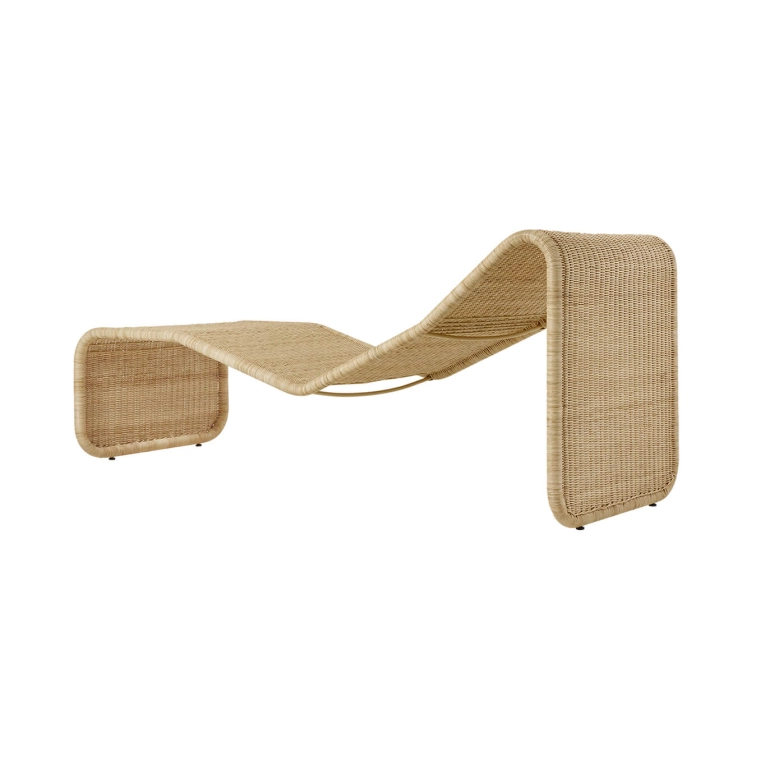 Fauteuil P3S Rotin GUBI
