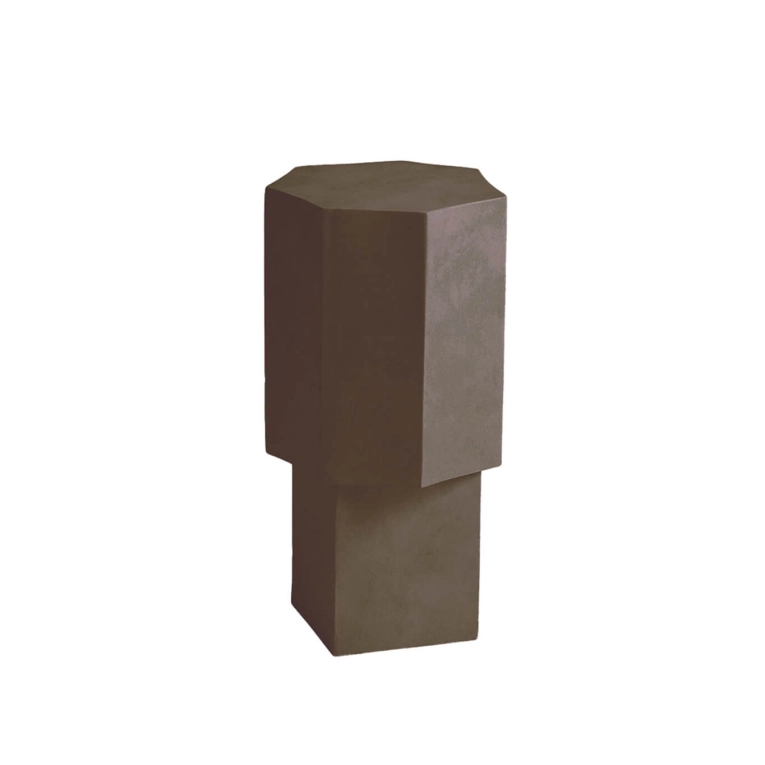 Table d'appoint guéridon QUARTZ CLAY NORR11
