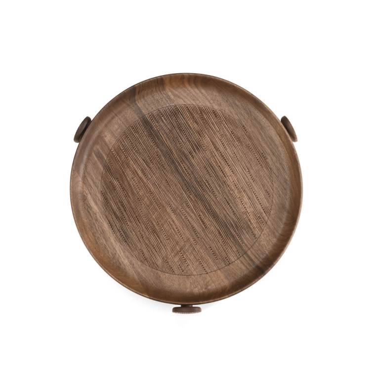 Plateau, plat MATI Noyer ZANAT