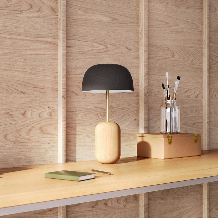 Lampe à poser NINA Gris ardoise HARTO