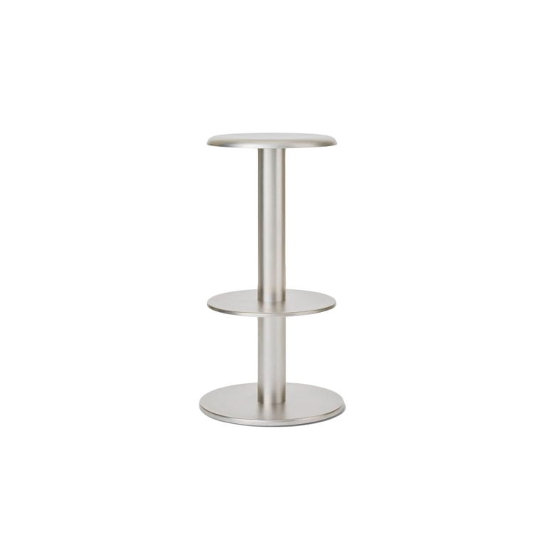 Tabouret haut COUPE H 76 Acier inoxydable NEW WORKS