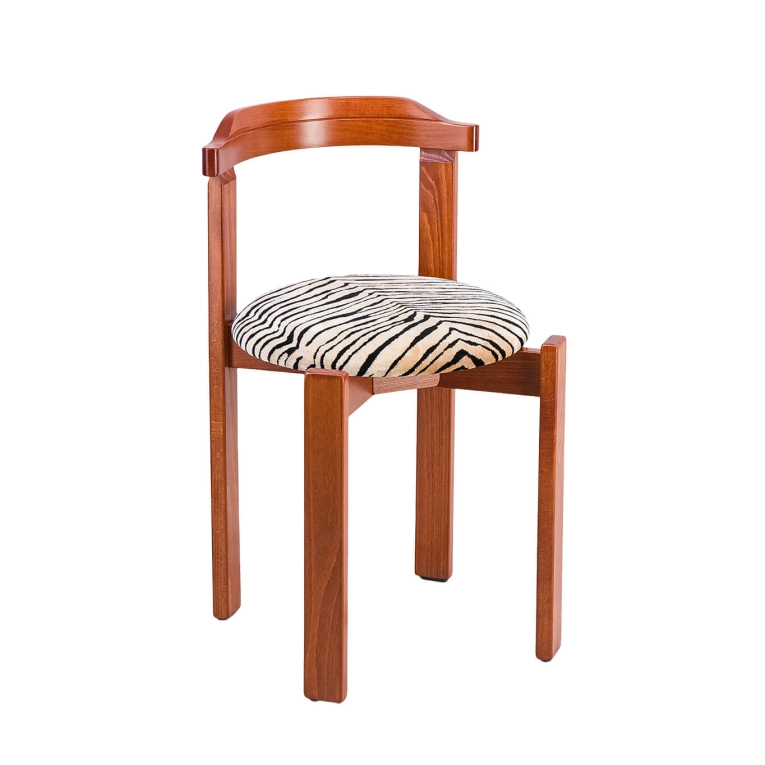 Chaise LAURA Velours Tigre THE SOCIALITE FAMILY