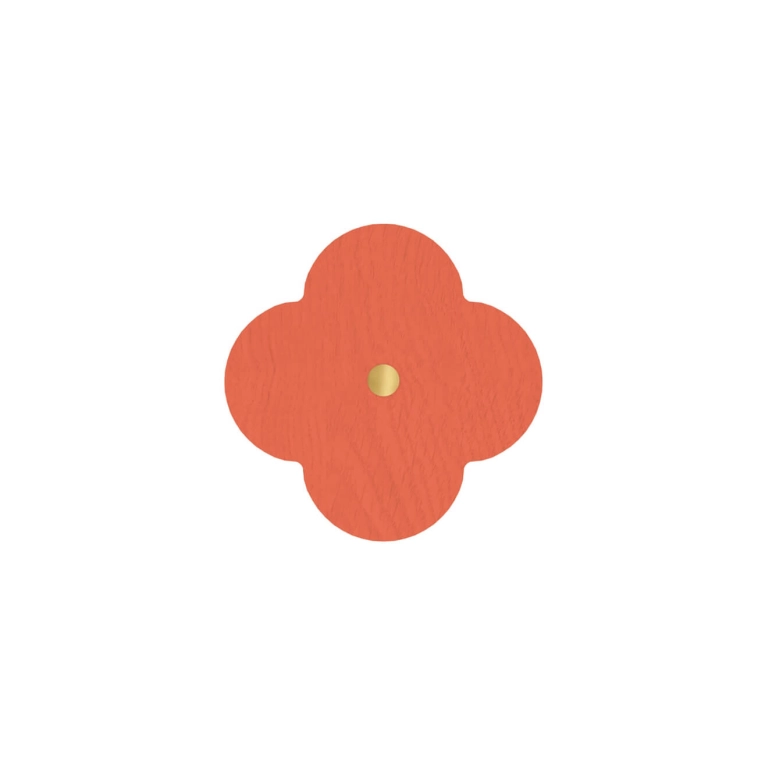 Patère Design ANDRÉE S Frêne Corail Epicé HARTO