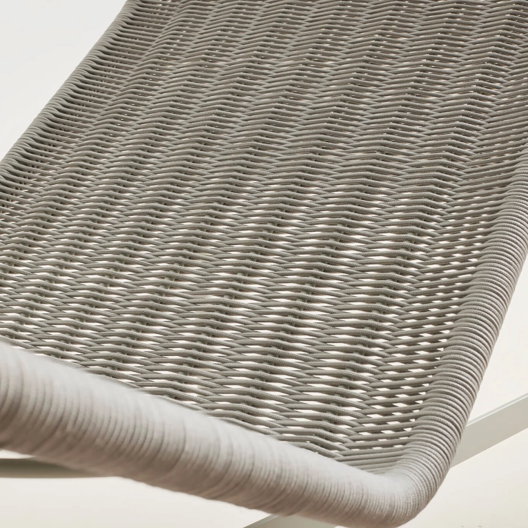 Bain de soleil, chaise longue et hamac Chaise Longue PALISSADE CORD Gris Ciel HAY