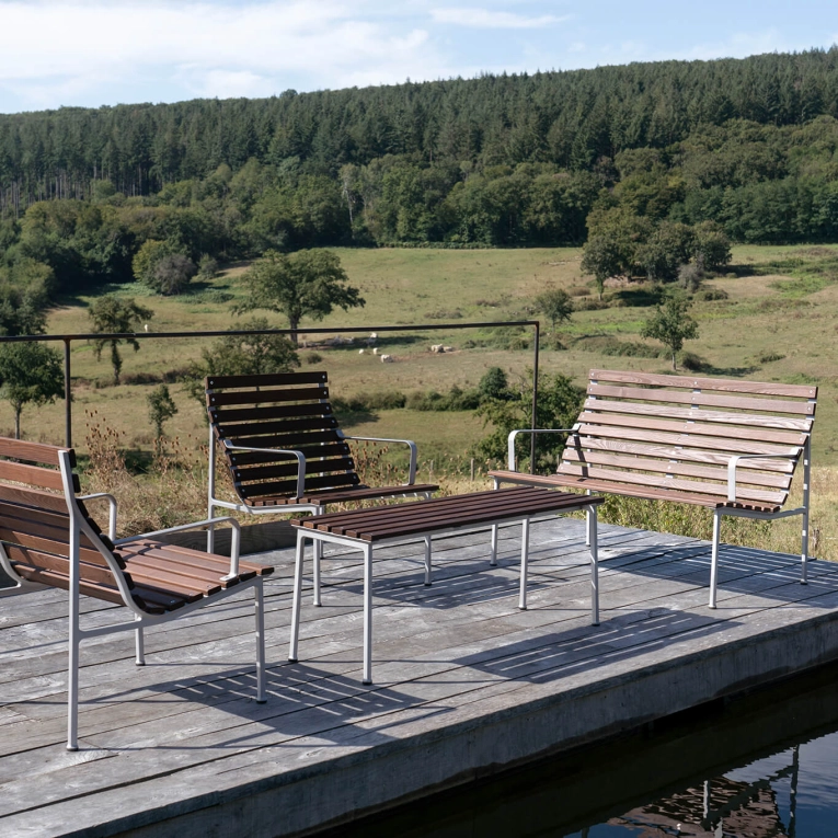 TRAVERSE Lounge Bench W Arm HAY