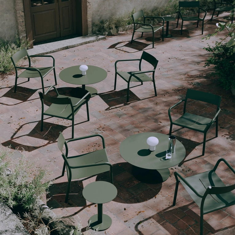 Table d'appoint guéridon MAY Ø 40 Vert foncé NEW WORKS
