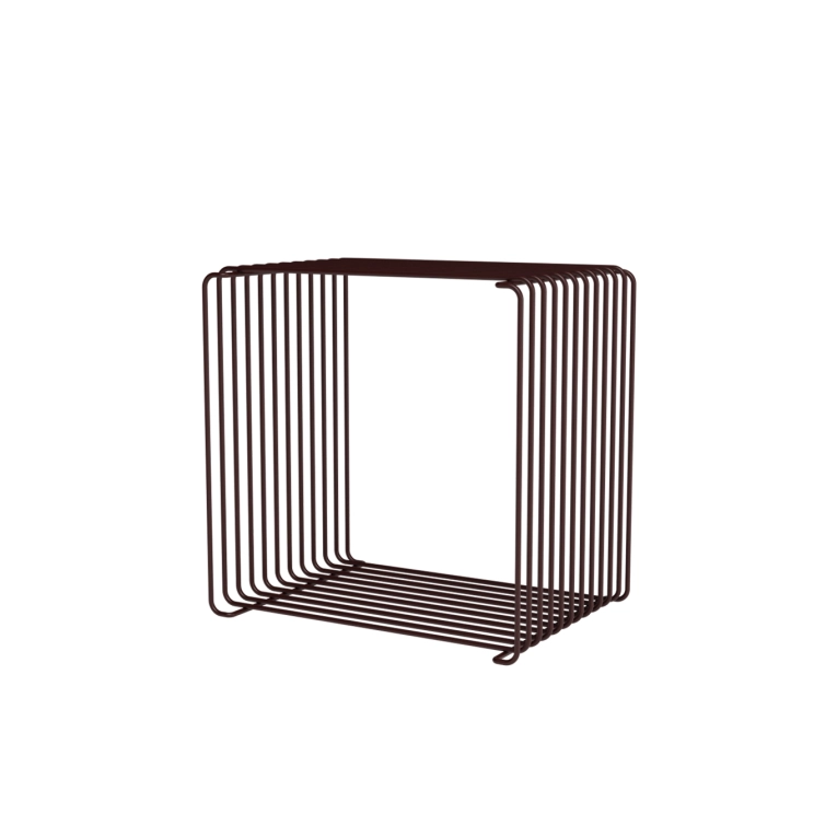 Etagère PANTON WIRE carré Noir-Rouge MONTANA