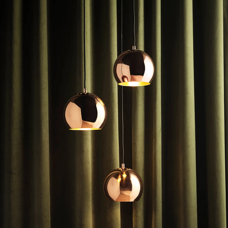 Suspension BALL Ø 18 Cuivre brillant FRANDSEN