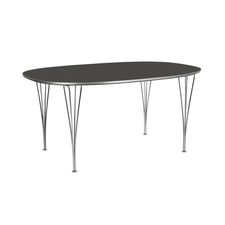 Table SUPERELLIPSE Fenix Gris FRITZ HANSEN