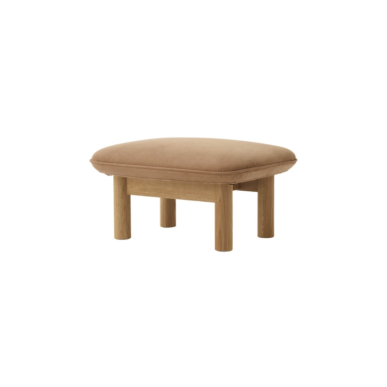 Pouf BRASILIA Chêne/ Dunes Camel 21004 AUDO COPENHAGEN