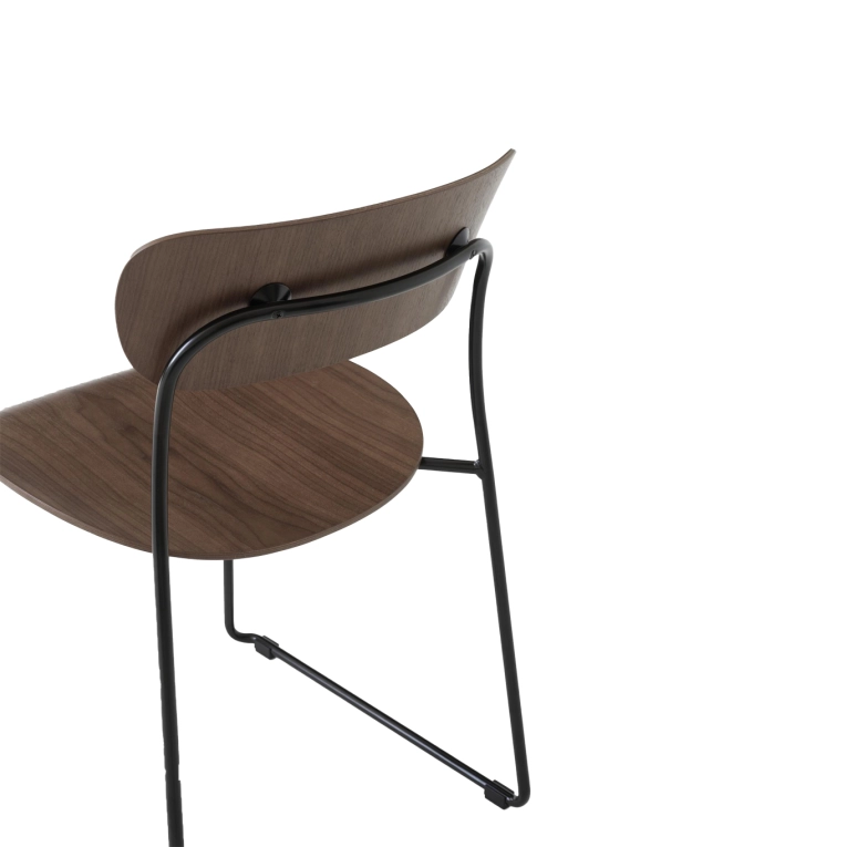 Dining Chair PAVILION AV51 Walnut AND TRADITION