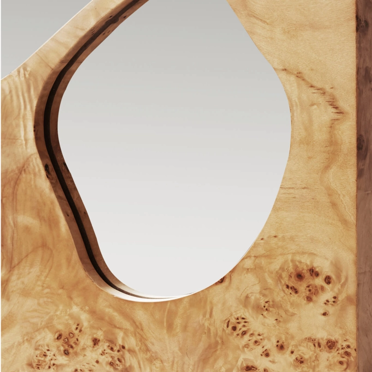Miroir FOLIA Medium Loupe Naturelle FERM LIVING