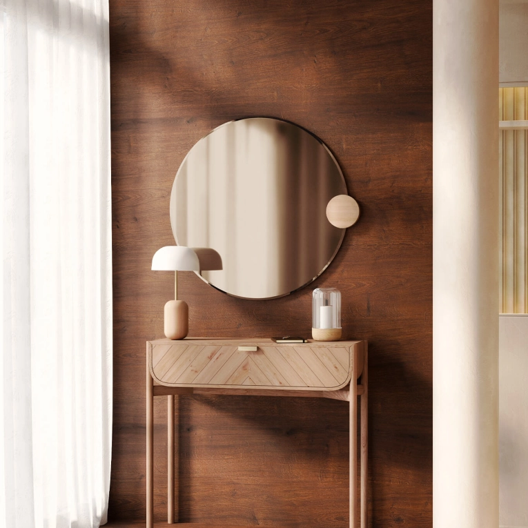 Miroir SONIA Ø 90 Verre Fumé HARTO