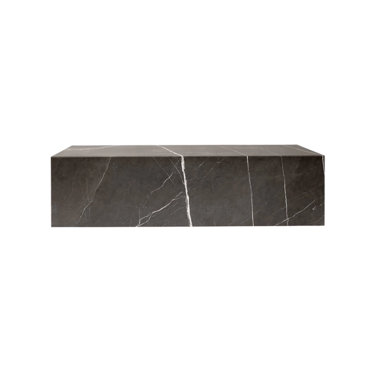 Table basse PLINTH LOW Marbre Kendzo AUDO COPENHAGEN