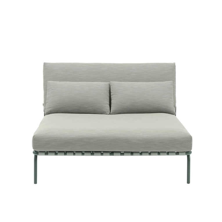 Bain de soleil, chaise longue et hamac SETTLE Weave 2/Vert foncé MUUTO