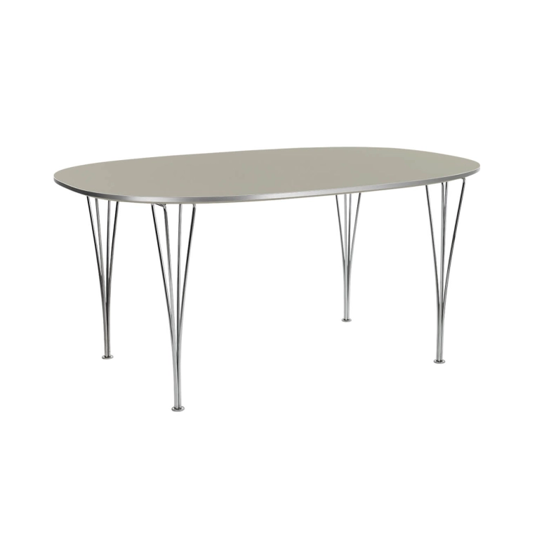Table SUPERELLIPSE Fenix Gris Efeso FRITZ HANSEN