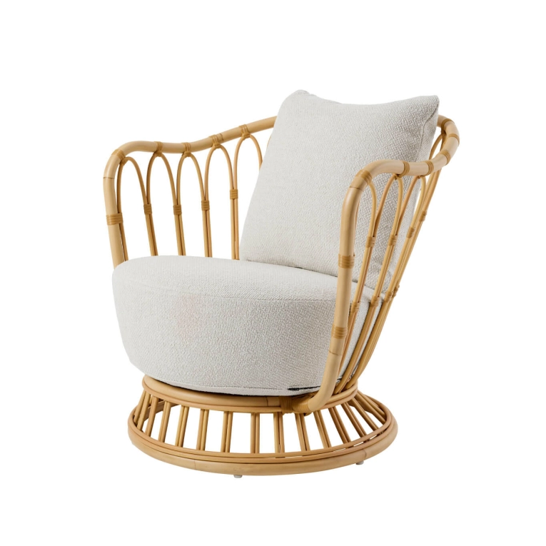 Outdoor Lounge Chair GRACE OUTDOOR Natural Tone / Plutarco 158 GUBI