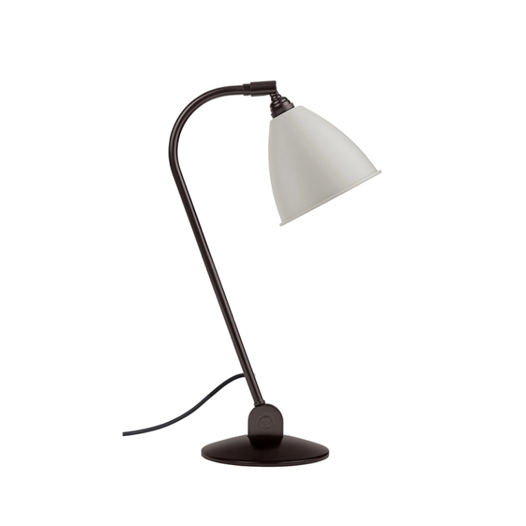 Lampe à poser BESTLITE BL2 Laiton noir/ blanc GUBI
