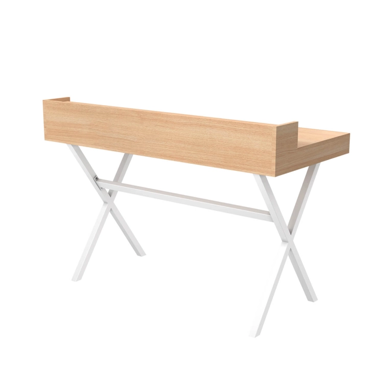 Bureau HYPPOLITE chêne Bleu d'eau HARTO