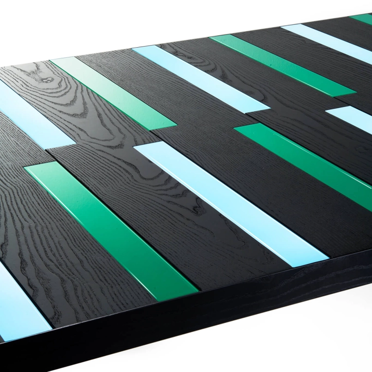 Dining Table RIGA-RIGA 260x100 Black ZANOTTA