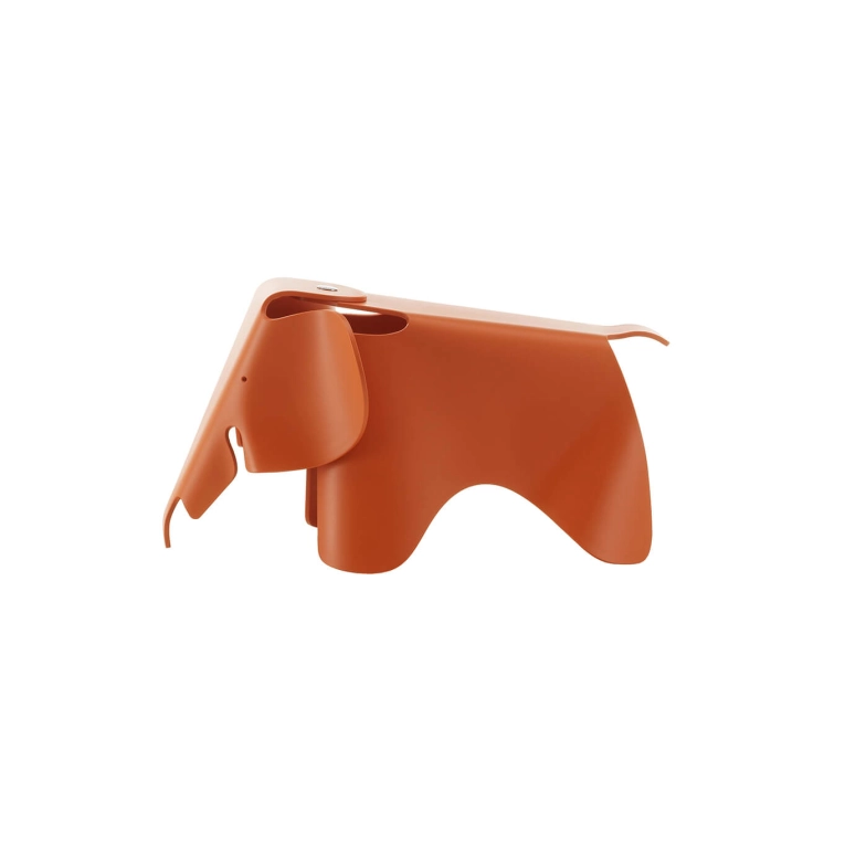 Eames elephant small RE rouge orange 1