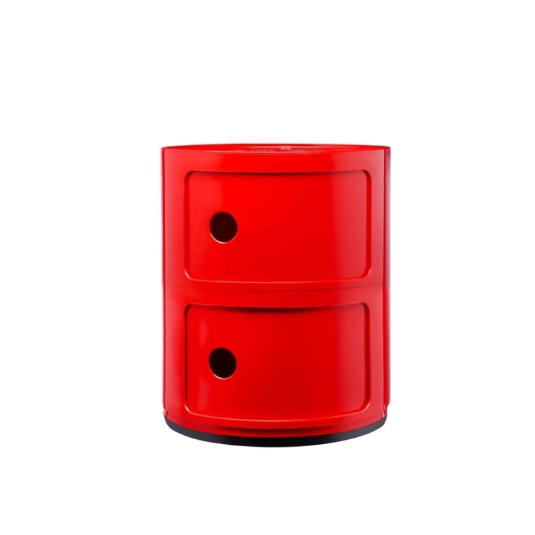 Meuble de rangement COMPONIBILI 2 tiroirs Rouge KARTELL