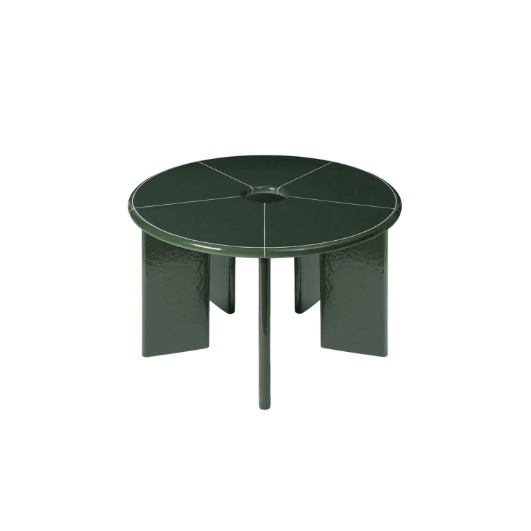 Table extérieure DEYA Ø120 Vert Foncé FERM LIVING