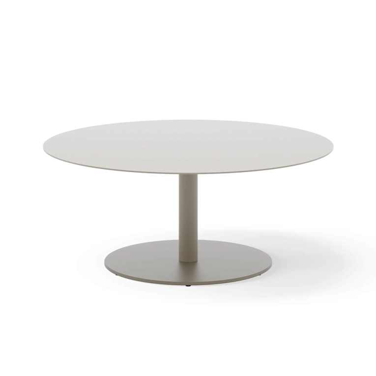 Table basse extérieure MAY Ø 90 Gris clair NEW WORKS