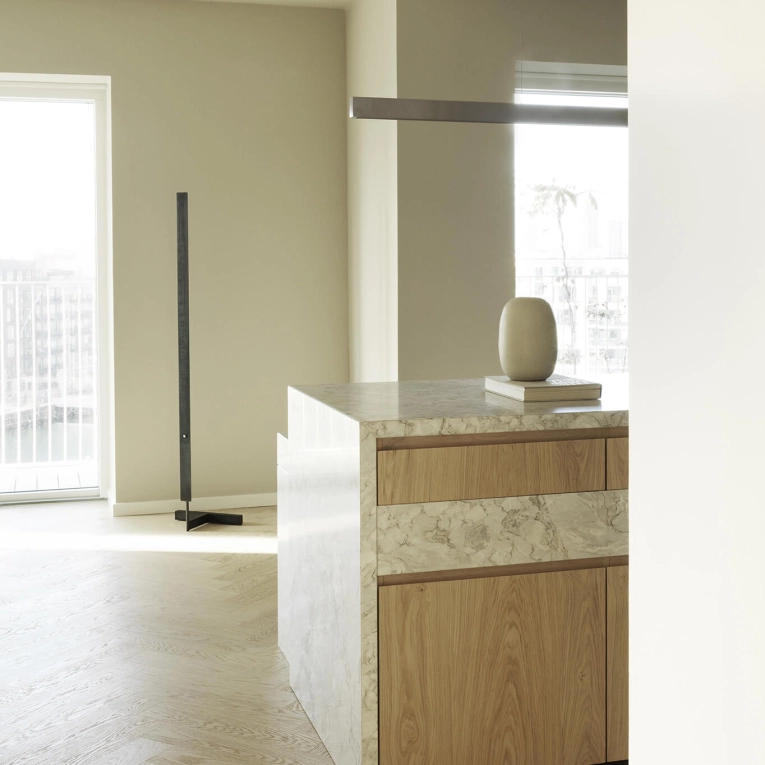 Lampadaire F-MODEL Cuivre Poli ANOUR