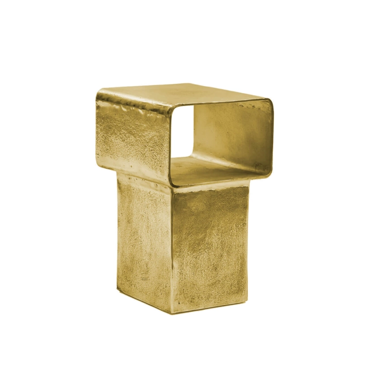 Table d'appoint guéridon KIRA 43 Gold GERVASONI