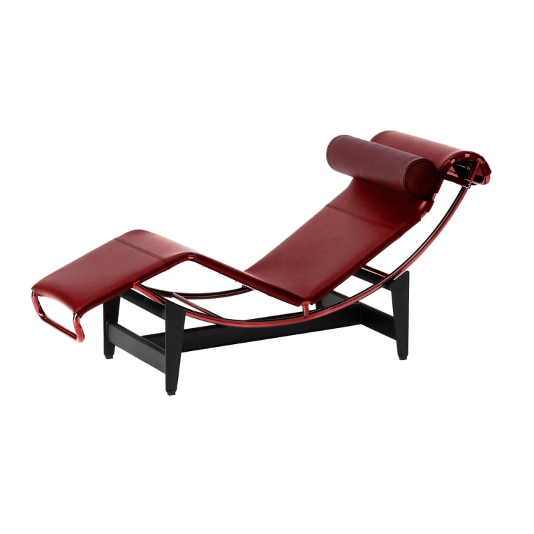 Fauteuil 4 Chaise longue à réglage continu 60 Rouge CASSINA