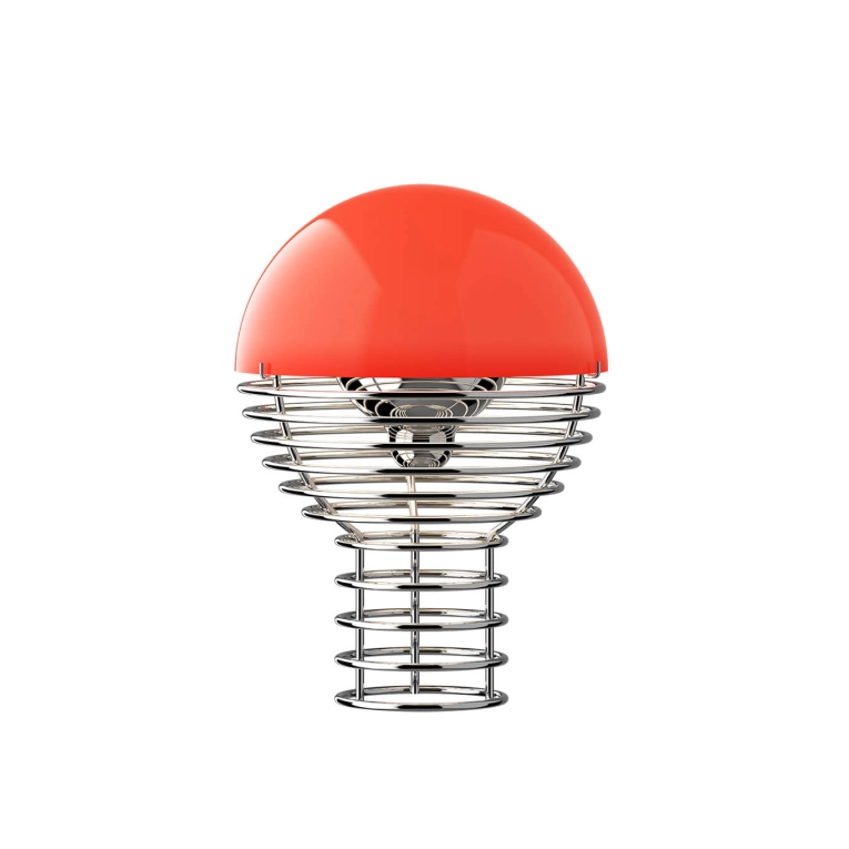 Lampe sans fil WIRE PORTABLE Ø 18 Rouge VERPAN