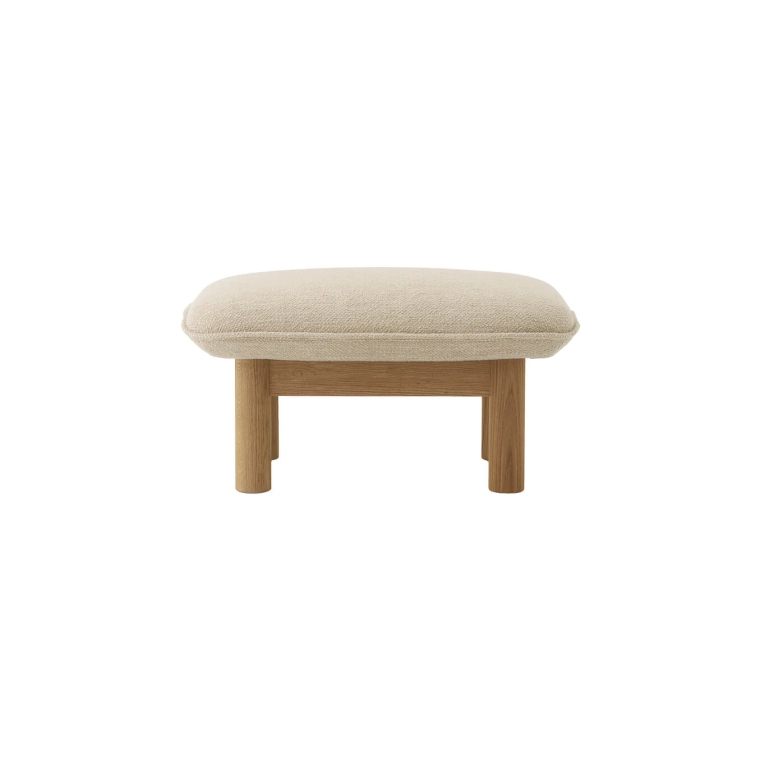 Pouf BRASILIA Chêne/ Audo Bouclé 02 AUDO COPENHAGEN