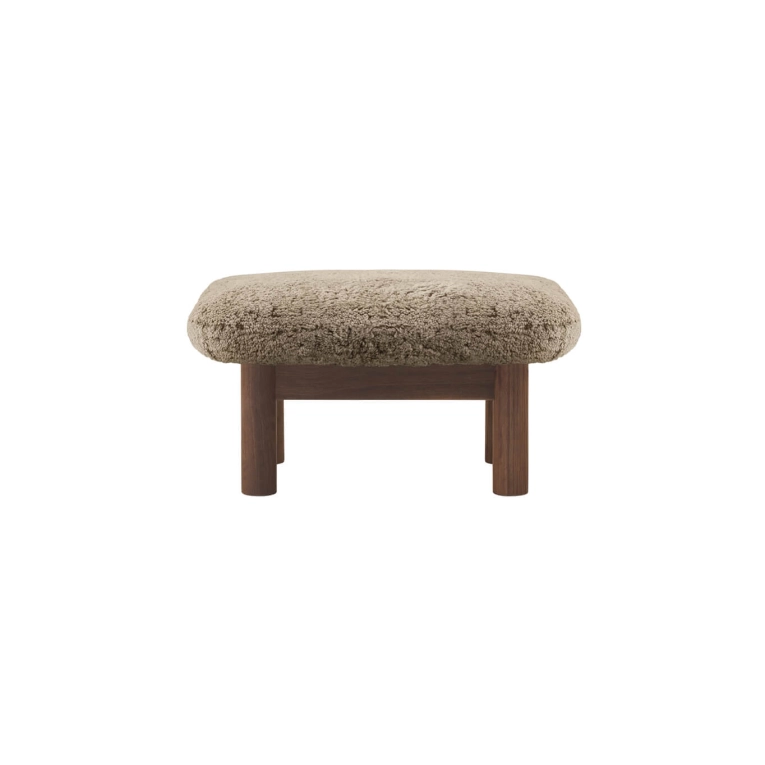 Pouf BRASILIA Noyer Sheepskin Sahara AUDO COPENHAGEN