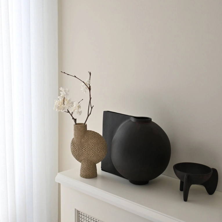 Vase SPHERE BUBL Shisen medio Sable 101 COPENHAGEN