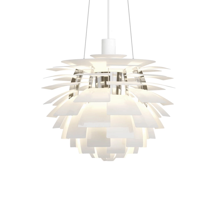 Suspension PH ARTICHOKE Ø48 Blanc LOUIS POULSEN
