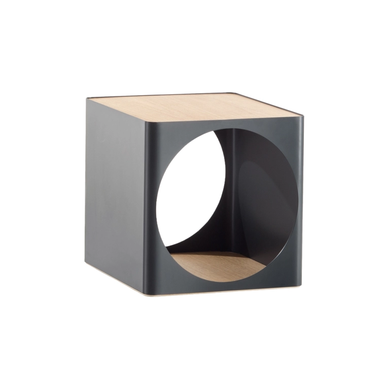 Table d'appoint guéridon RING Gris Anthracite B-LINE